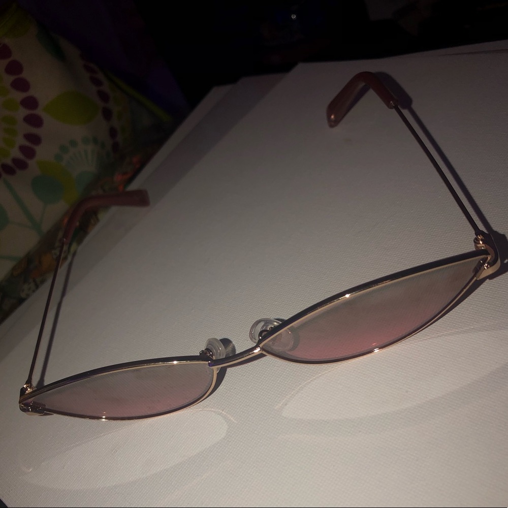 Rose Gold Funky Sunglasses